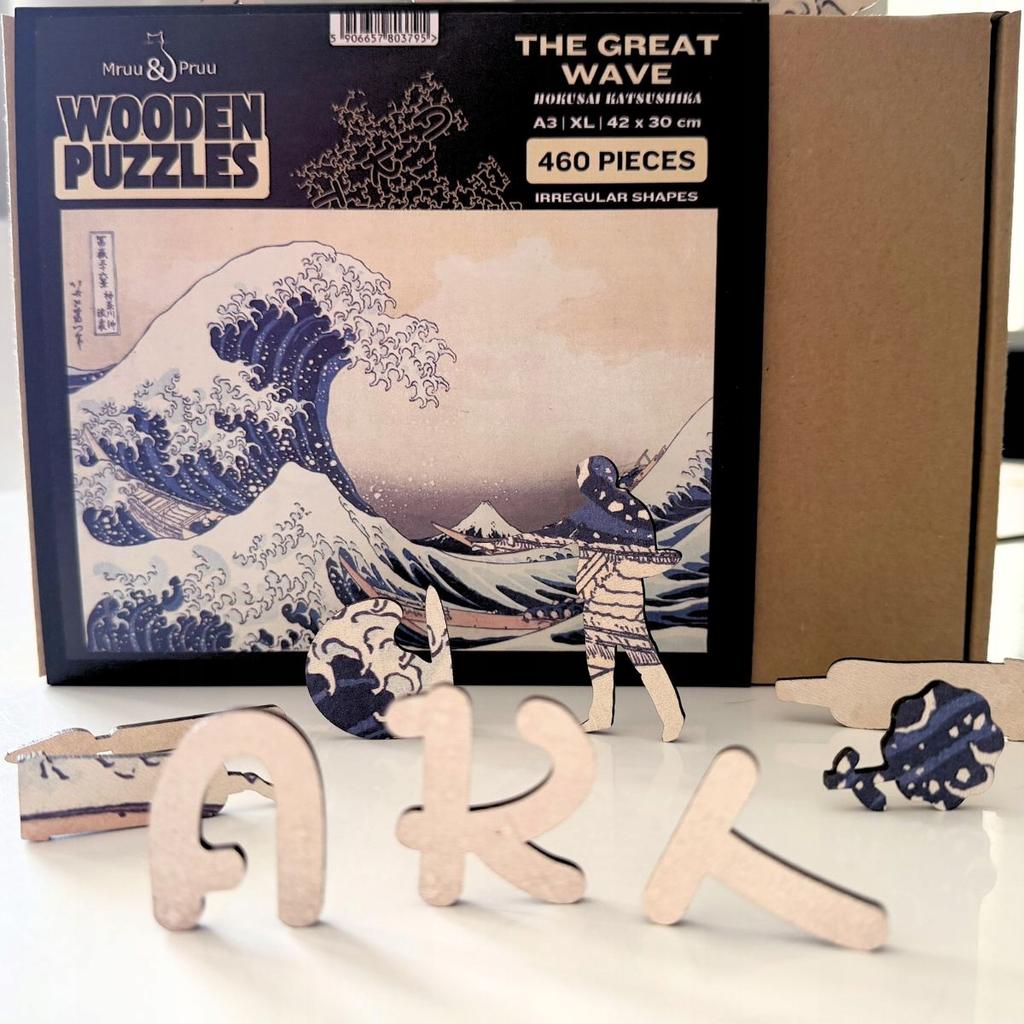 The Great Wave off Kanagawa XL Puzzle | Katsushika Hokusai's Art Puzzle