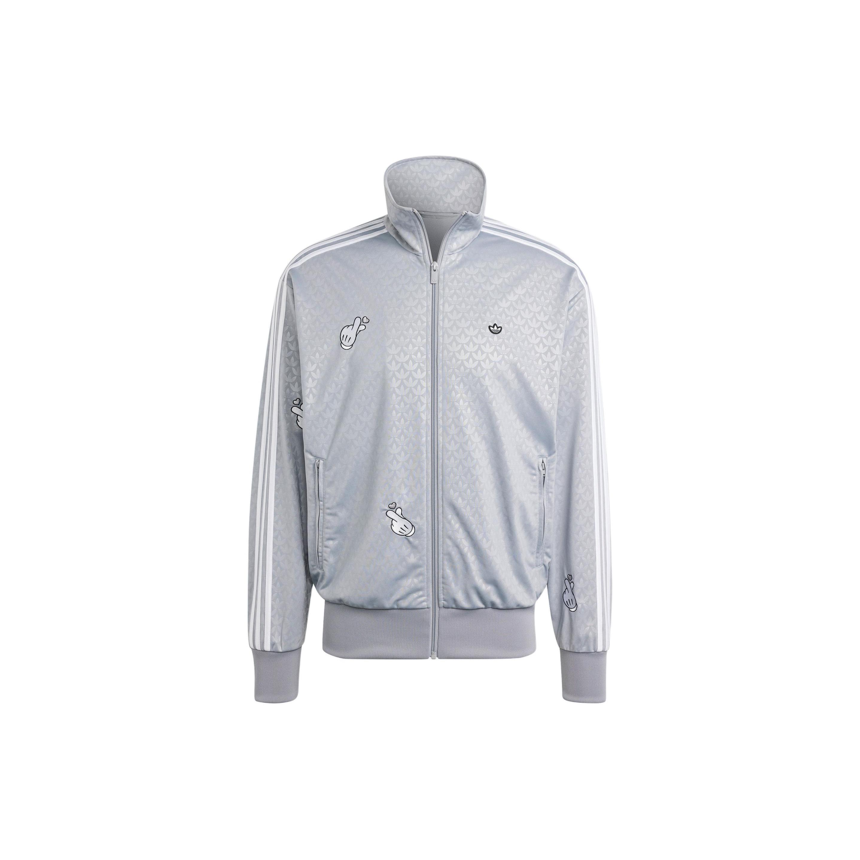 Adidas Originals x MILAOSHU Куртки и Пальто Микки Маус Мужские Серые IY2263 S
