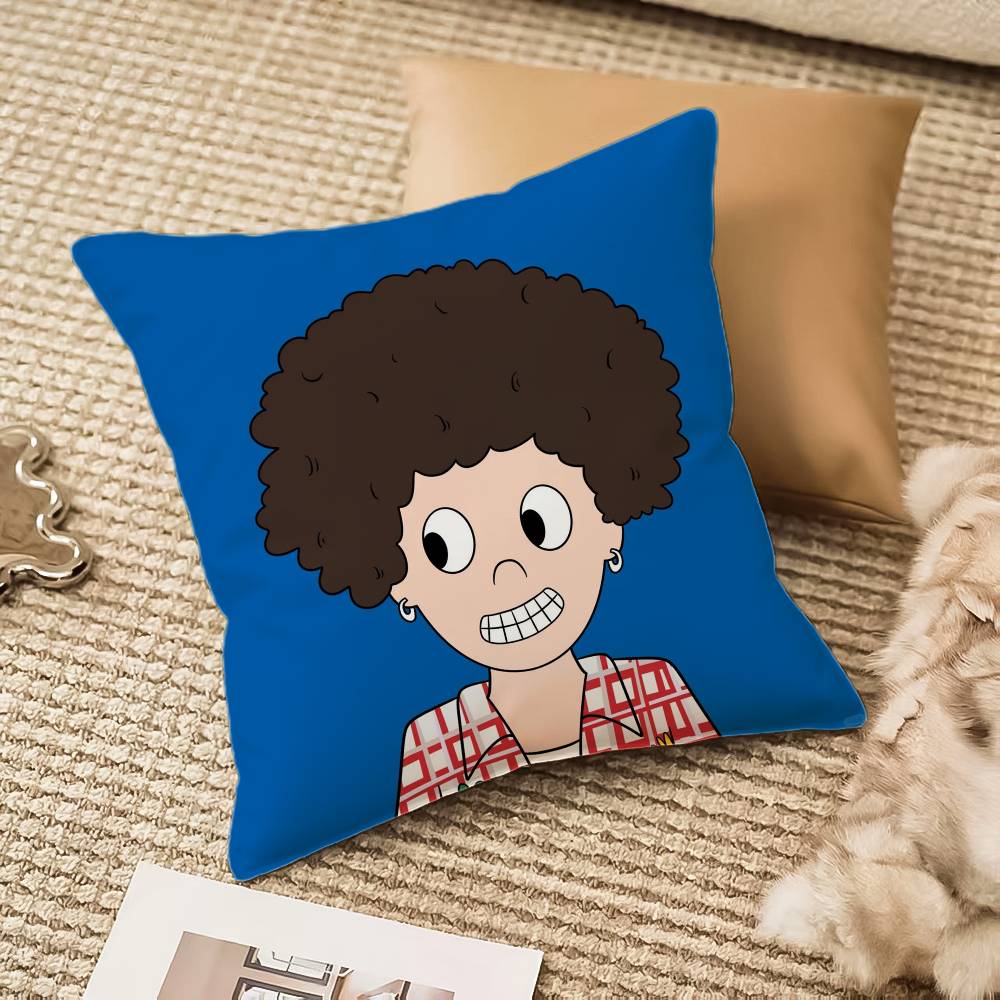 P-Pop ManS Pillow Case Anti-dustmite Invisible zipper Sofa Bed