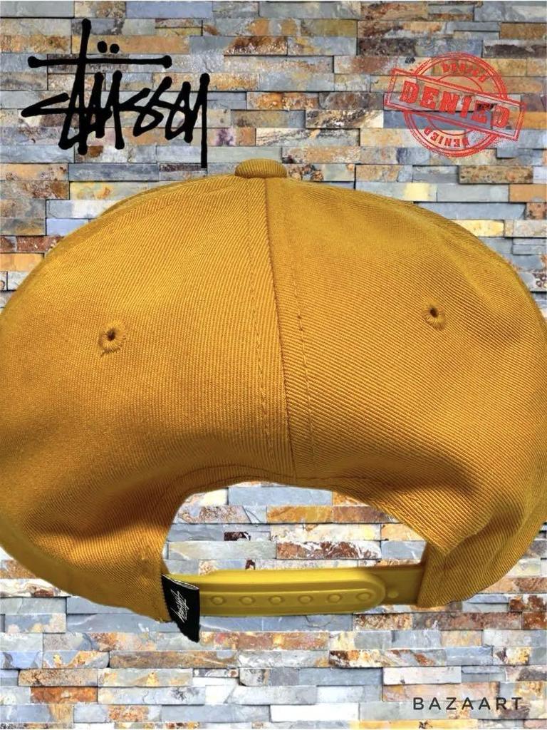 [USED] Stussy Embroidered Logo Light Orange Cap