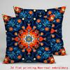 Colorful Peacock Patterned Pillowcasecushion Covers, Zippered, Decorative Pillowcases, 45X45 Cover Sleeves