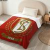 Standard De Lige Print Flannel Blanket, High Quality Comfortable for All Seasons, Home Decor, Warmth and Comfort, Perfect for Christmas Gifts
