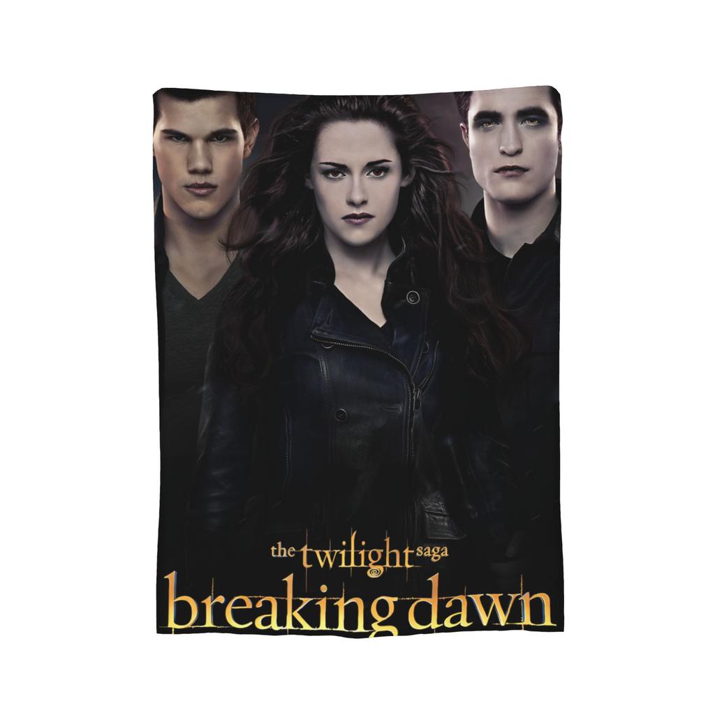 Twilight Blankets Flannel Printed  Portable Lightweight Thin Throw Blankets for Sofa Car Bedspread