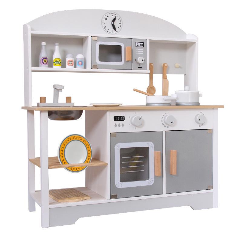 Barbie Wooden Play Kitchen Set for Kids