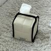 Korean Cream Cube Quilted Square Drawn Paper Roll Home Desktop Fabric Decoration Wet Wipe Tissue Cover Tissue Paper Storage Box