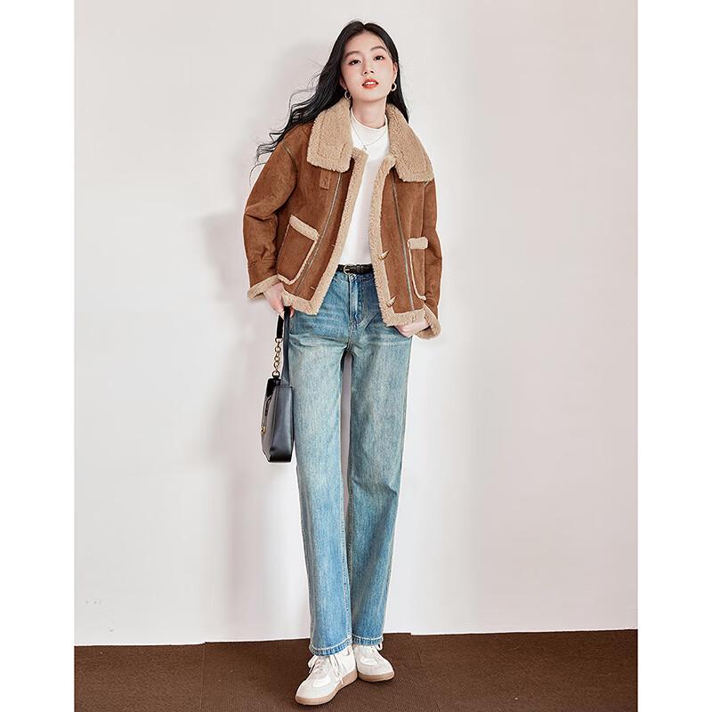 Elegant Long-Sleeved Short Coat