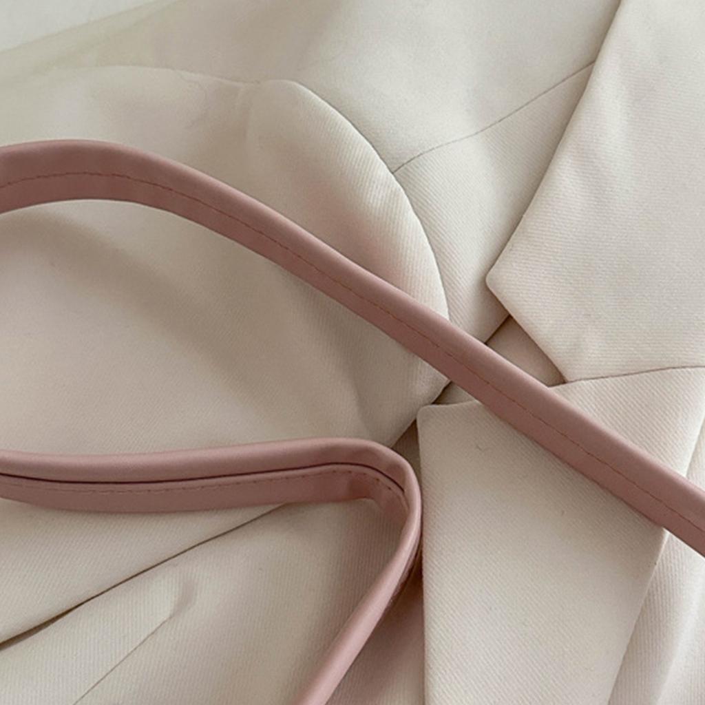 Borsa Sottobraccio in Ecopelle PU per Donne Ragazze Fiocchi Borsa a Spalla Moda Shopping Borsa da Appuntamento Stile Francese Pieghettata Borsa Sottobraccio