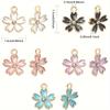 10/20/30 Pieces of Alloy Cherry Blossom Pendant, Cute Small Flower Jewelry Making Kit, Bracelet Necklace, Earring, Keychain, DIY Handicraft Making
