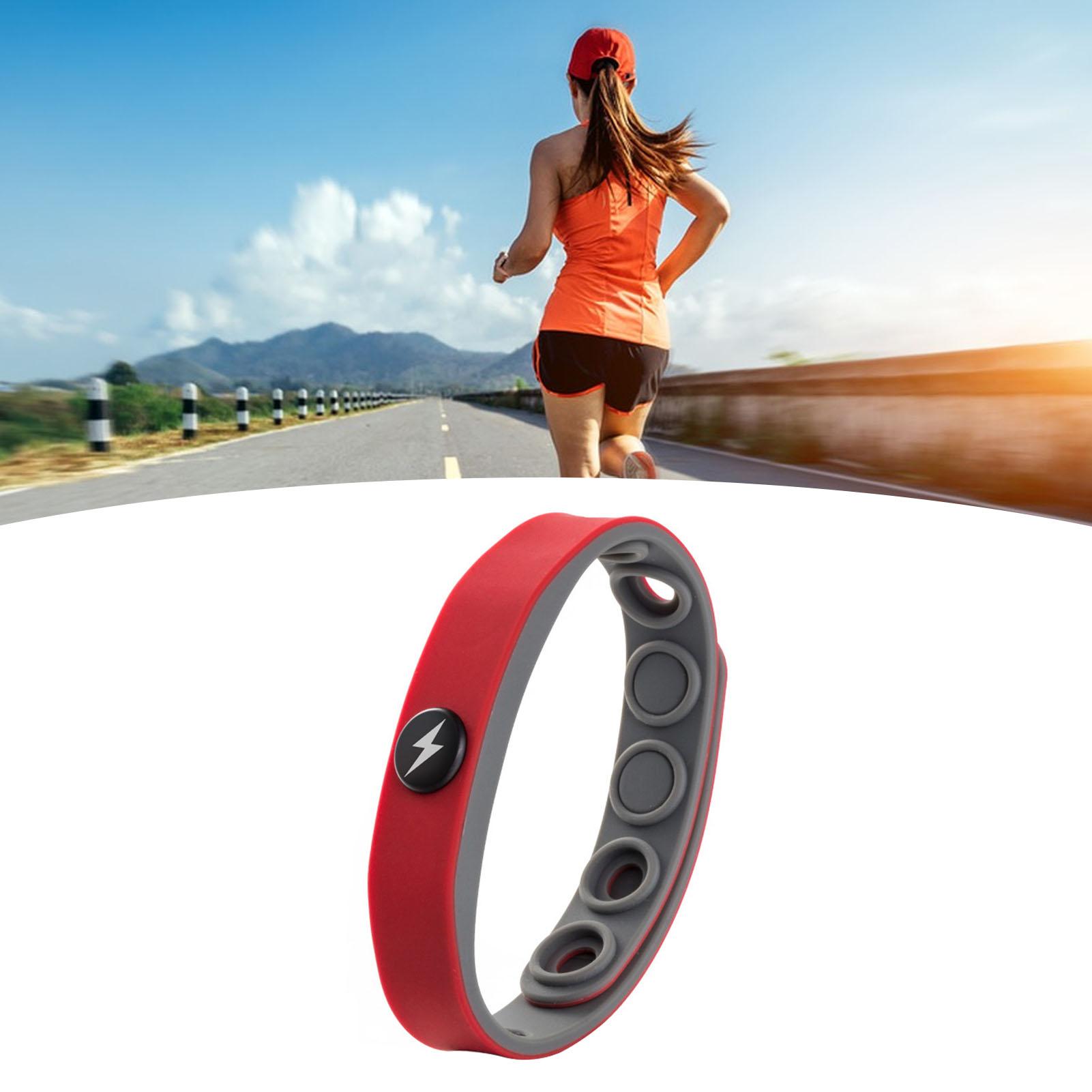 

Silicone Anti Static Wristband Soft Wireless Release Negative Ions Silicone Sports Wristband for
