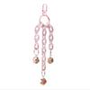 Wear-resistant Bird Chain Bells Toys Metal Bell Teeth Grinding Toy  Small Pet Bird