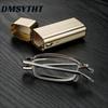 Rotundity Folding Mini Portable Reading Glasses Men Women Anti Blue Light Metal Frame Presbyopic Glasses Antifatigue Computer Eyewear