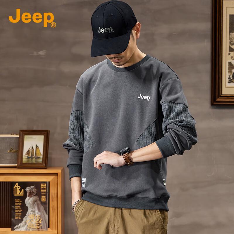 Jeep Men's Casual Crewneck Sweatshirt