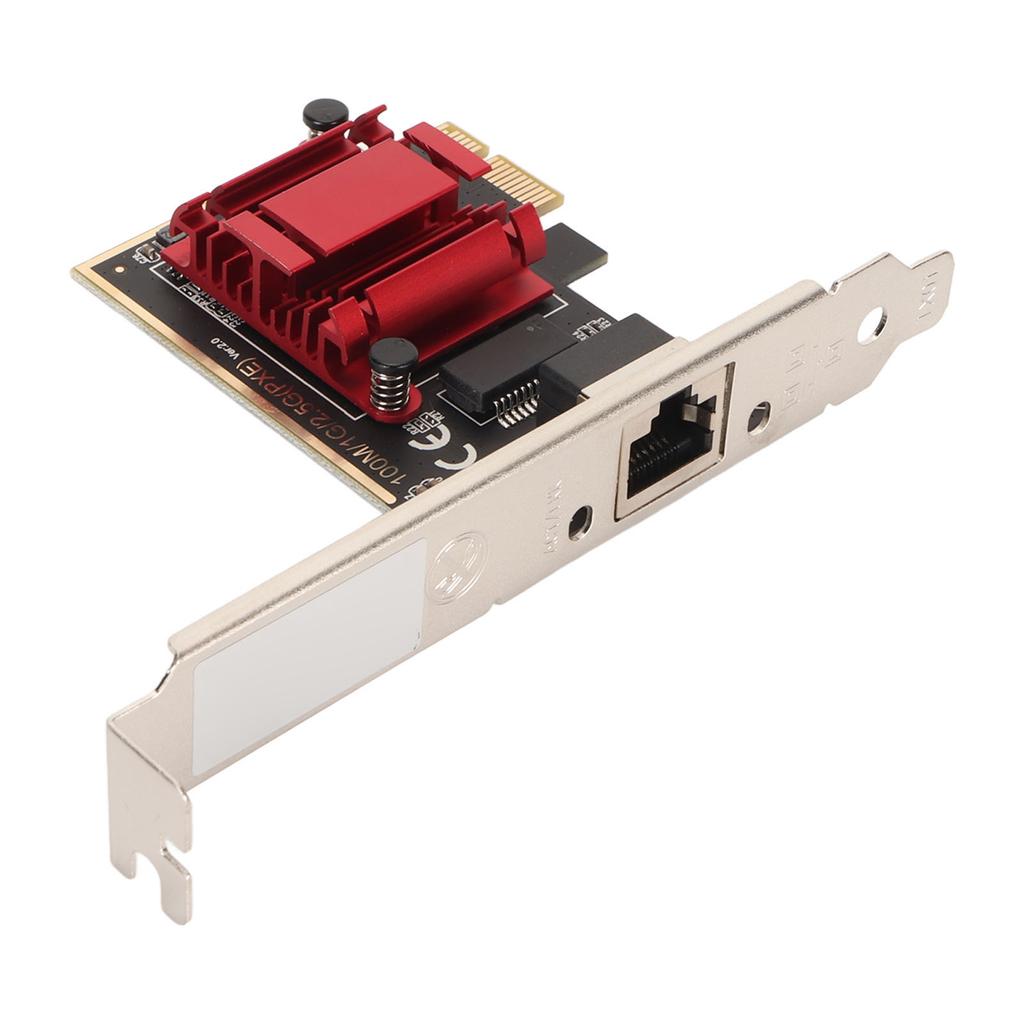 2.5G PCIe Network Adapter 10 100 1000 2500Mbps RJ45 Port RTL8125B Chip PCIe Network Card for Win