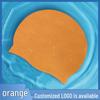 60g Unisex Silicone Swim Cap: Adult Fashion, Waterproof, Ear Protection, Pure Color
