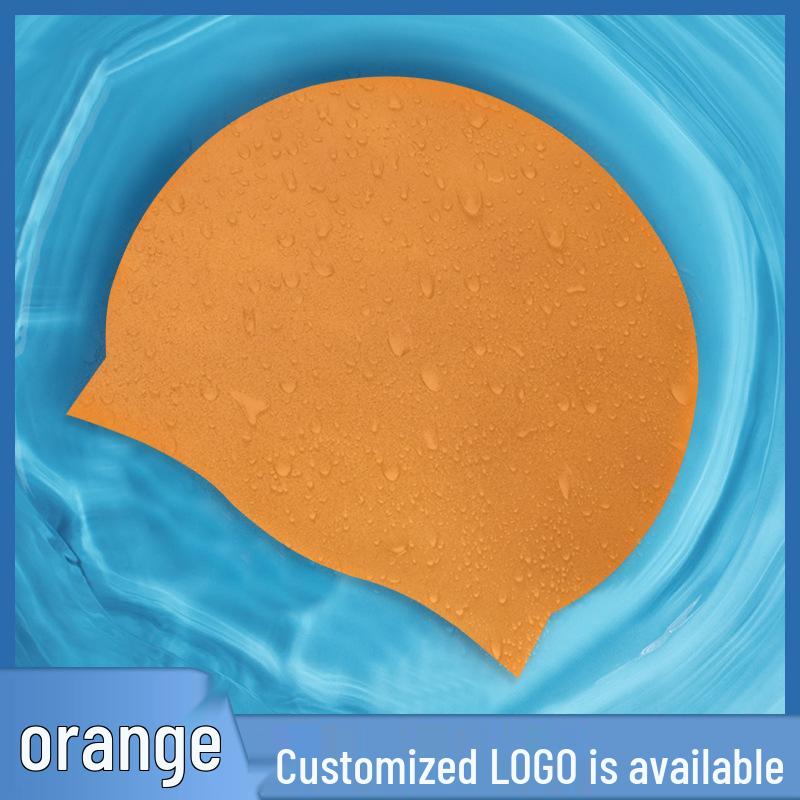 60g Unisex Silicone Swim Cap: Adult Fashion, Waterproof, Ear Protection, Pure Color