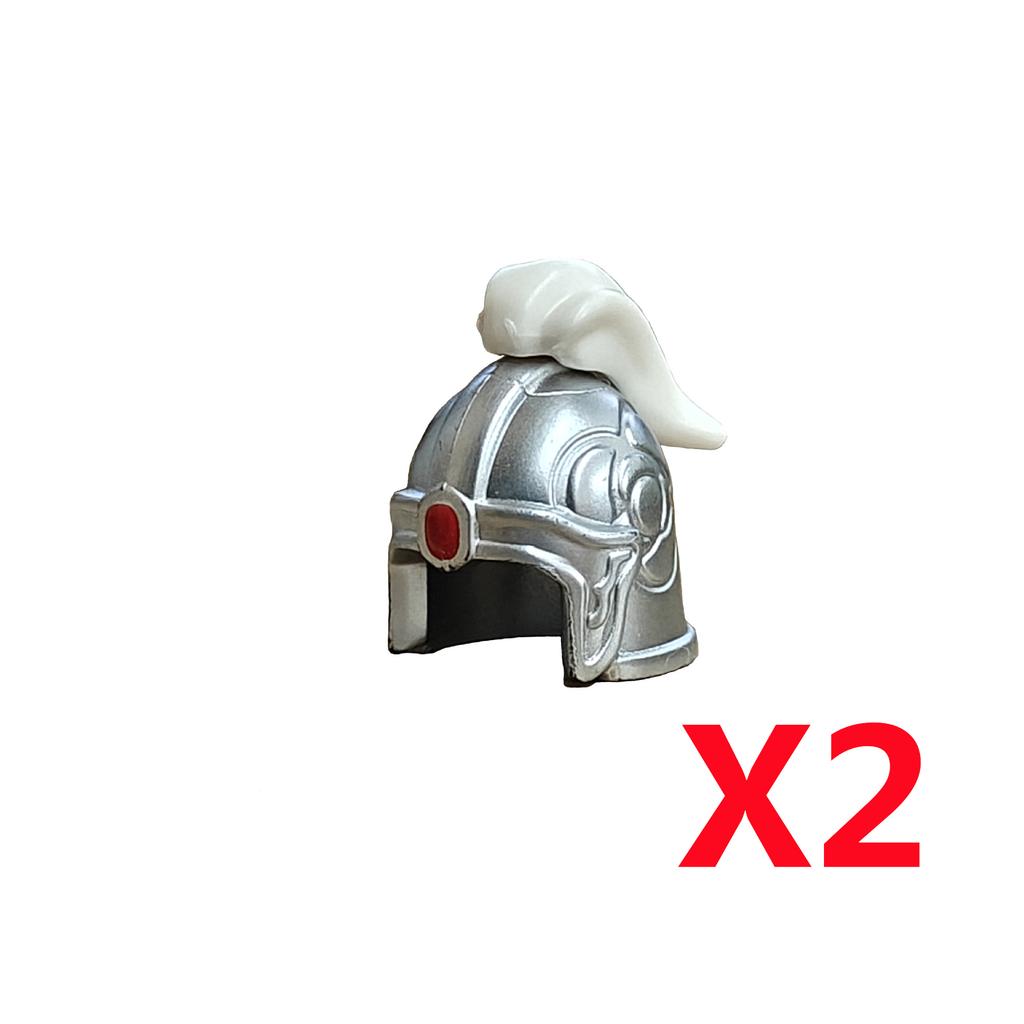 MOC Medieval Soldier Shoulder Armor Building Blocks Knight Figure Wearing Part Accessories Helmet Wings Weapon DIY Toy Gift K001