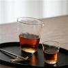 Japanese Style 230ml Flat Hammer Glass Tea Pitcher Fair Cup Heat Resistant Tea Separator Tea Divider Kung Fu Tea Set Accessories