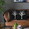 Xxxtentacion Tree Tattoo Design 2 Pcs Square Pillowcase Pillow Cover Cushion Zip Decorative Throw Pillow For Home Living Room