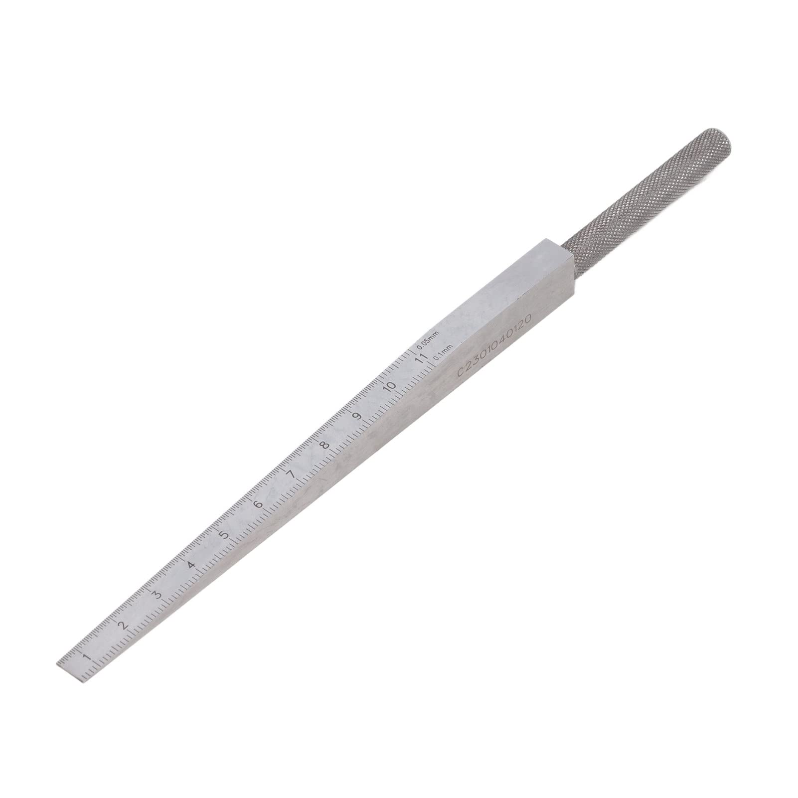 

Feeler Gauge 2 Scales with Storage Bag Easy to Read Hole Diameter Measurement Stable Stainless Steel Material Taper Gauge Taper Ruler 0.5-11mm