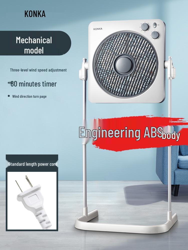 Konka Silent Oscillating Floor Fan for Home & Office No Specification