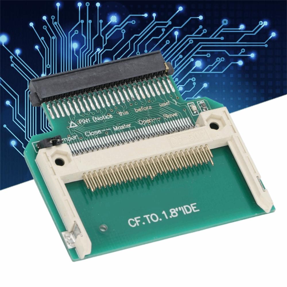 1.8 Inch CF Memory Card Adapter 50 Pin Compact Flash Adapter Card  Motherboards