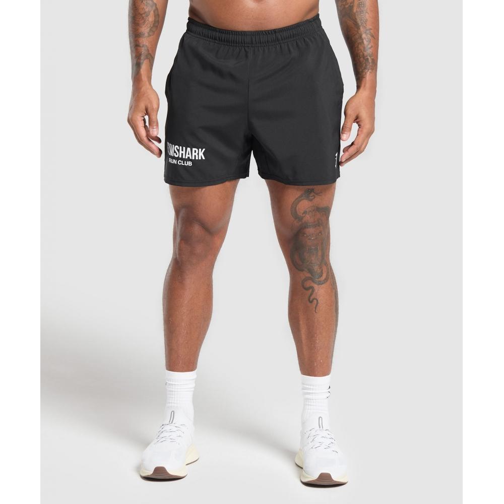 

Gymshark Running Dept. 5 Shorts Black A2b2j Bb2j XS