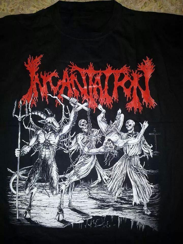 INCANTATION группа Музыка Унисекс Хлопок Полный Размер UU1098 Унисекс Футболка XXL