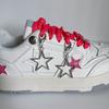 Adjustable Shoe Chain Exaggerated Hollow Star Pendant Martins Boot Chain Versatile Shoe Accessory Gift for Fashion Lover