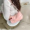 Koreanischer Stil Umhängetasche Einfarbige Achseltasche Leichte Damen-Umhängetasche Einkaufen