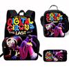 Kinder Cartoon Rucksack Set Grundschüler Mit Lunchtasche Federmäppchen - Leicht Ergonomisch Oxford Stoff