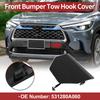 UXCELL Front Car Tow Hook Cover Cap for Toyota Corolla Cross No.531280A060 Black 1 Pc