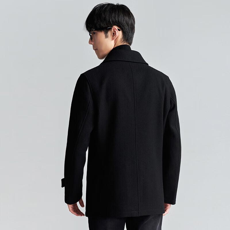 Men's Pure Wool Double-Face Short Coat