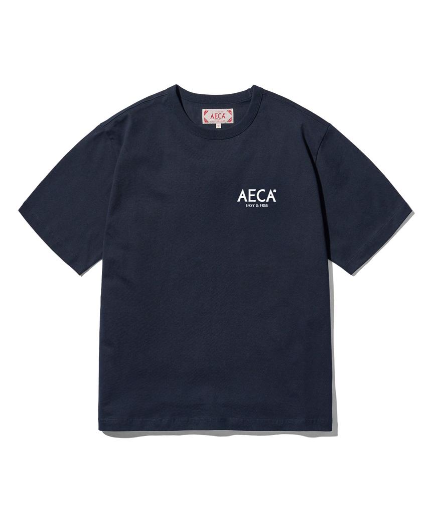 AECA (Woman) Aeca Signature Tee-Navy