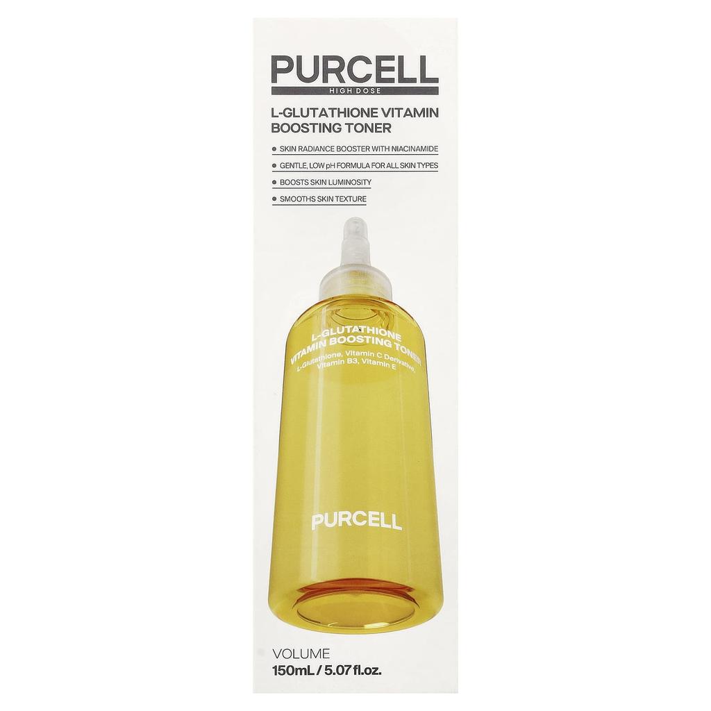 PURCELL, L-Glutathione Vitamin Boosting Toner, 150ml (5.07 fl oz)