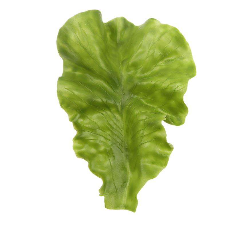 Artificial Lettuce Leaf for Display and Decoration - Large Fake Vegetable and Fruit Model