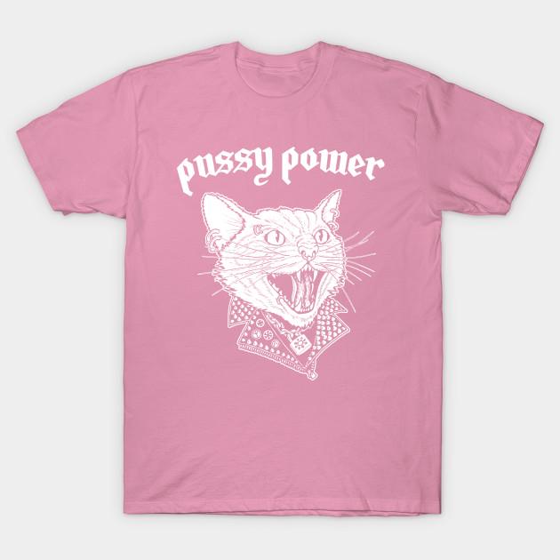 T Shirt Women Pussy Power Shirt Harajuku Print Kawaii Tshirt Summer Short Sleeve Female T-Shirt Top Tee