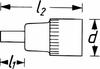 HAZET Short Hexagonal Socket Hexagonal Socket (12.7mm Drive) 985-19