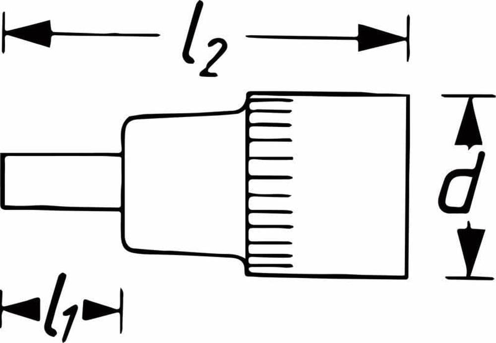 HAZET Short Hexagonal Socket Hexagonal Socket (12.7mm Drive) 985-19