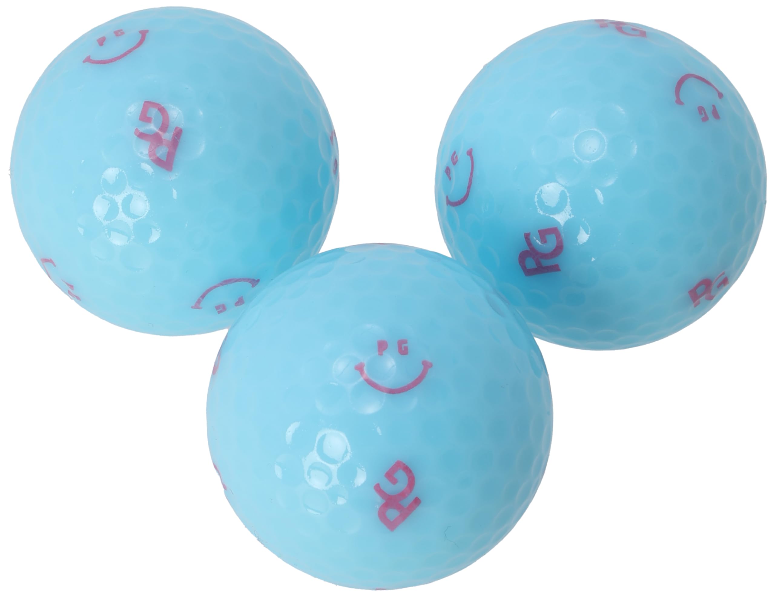 

Continuing Standard Product Golf Ball Set of Golf Blue FR [PEARLY GATES] (Smiley Face, 3) / / 053-4984312 110_Aqua