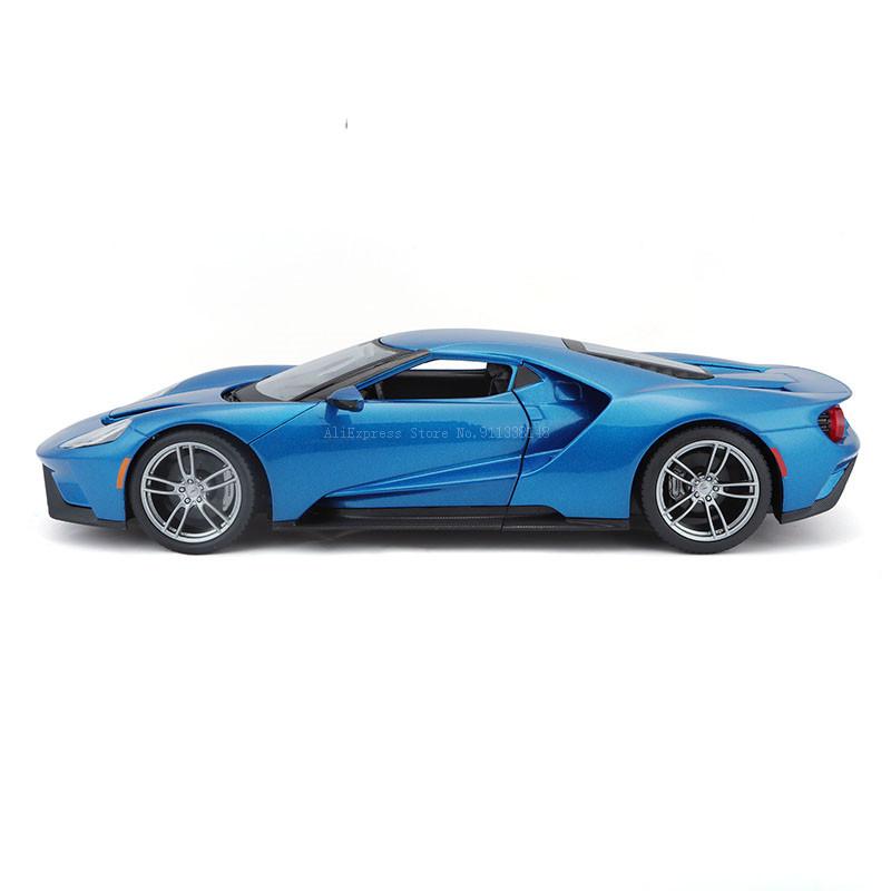 lvmhd7 Maisto 1:18 2017 Ford GT supercar Classic Car Alloy Car Model Static Die Casting Model Collection Gift Toy Gift