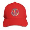 Psychedelisches Friedenssymbol Baseballkappe Kappe Individuelle Kappe modisch schwarz Damen Unisex
