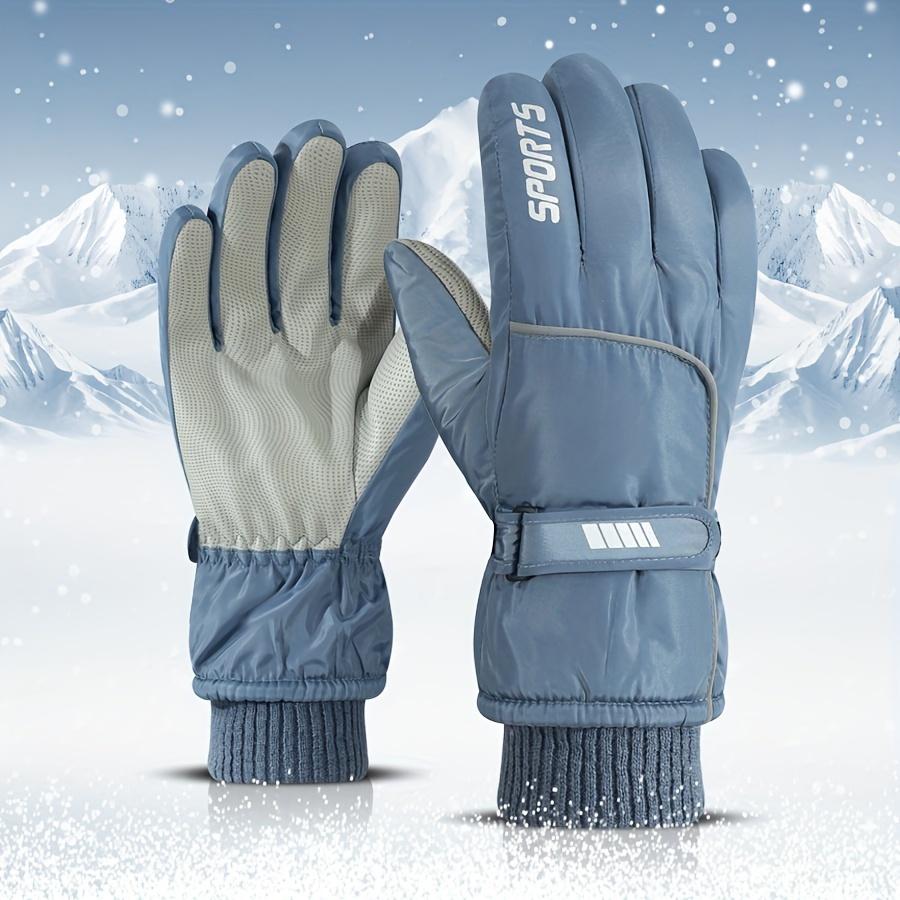 Women's Ski Gloves - Windproof, Waterproof, Warm Fleece-Lined For Winter Sports & Outdoor Activities