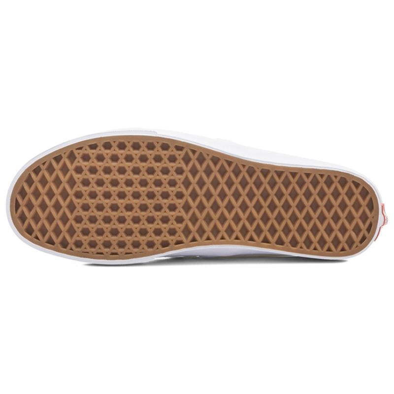 Vans Slip-on Low-Top Skateboard Shoes Unisex Red And White Plaid Vans VN0004KTTLF1