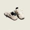 Sneakers Women's Spring New Non-slip Mesh Breathable Pearl Lace-up Lightweight Casual Shoes