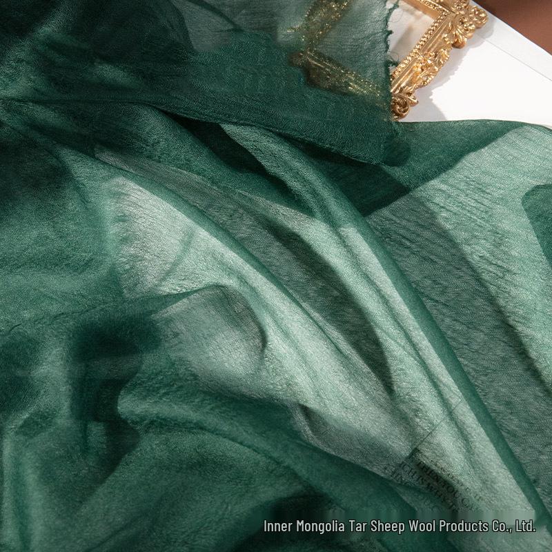 Vintage Cheongsam Pure Wool Triangle Scarf & Shawl