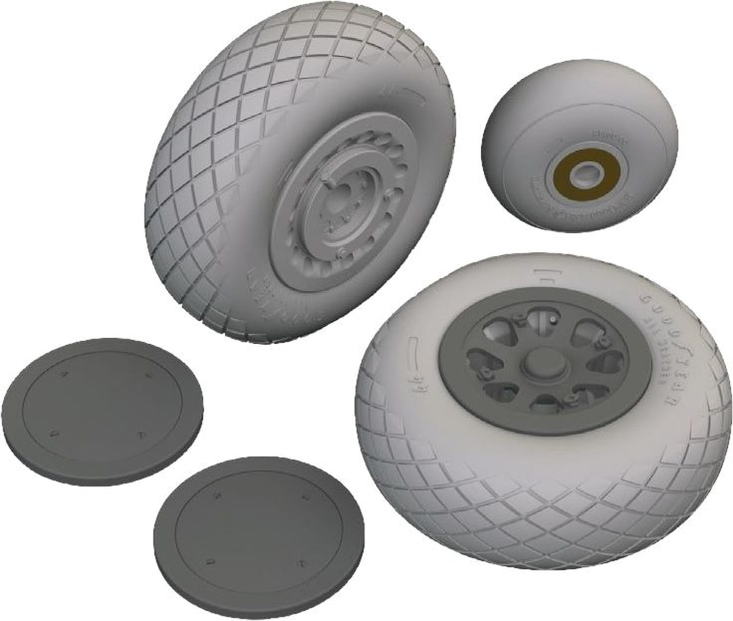 

Eduard 1/48 DB-7B Boston III Gravity Deformation Wheels (for HK Models) Plastic Model Parts EDU6481127 (Airplane)