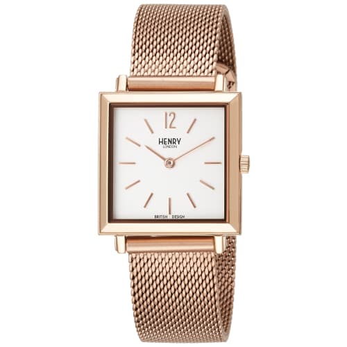 

Henry London Heritage Square Watch, 26mm, White Dial, Stainless Steel, Mineral Glass, Quartz Movement, Women s, HL26-QM-0264. Coupon available.