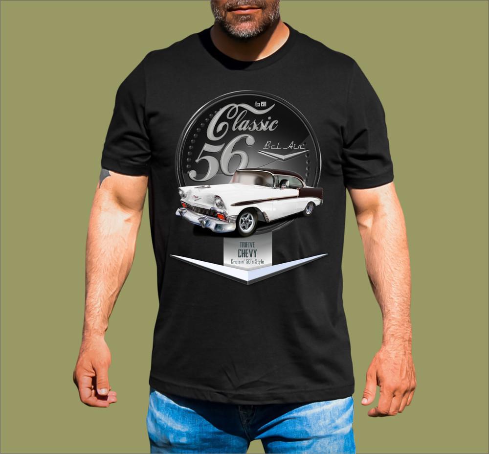 Футболка 1956 CHEVY Унисекс S