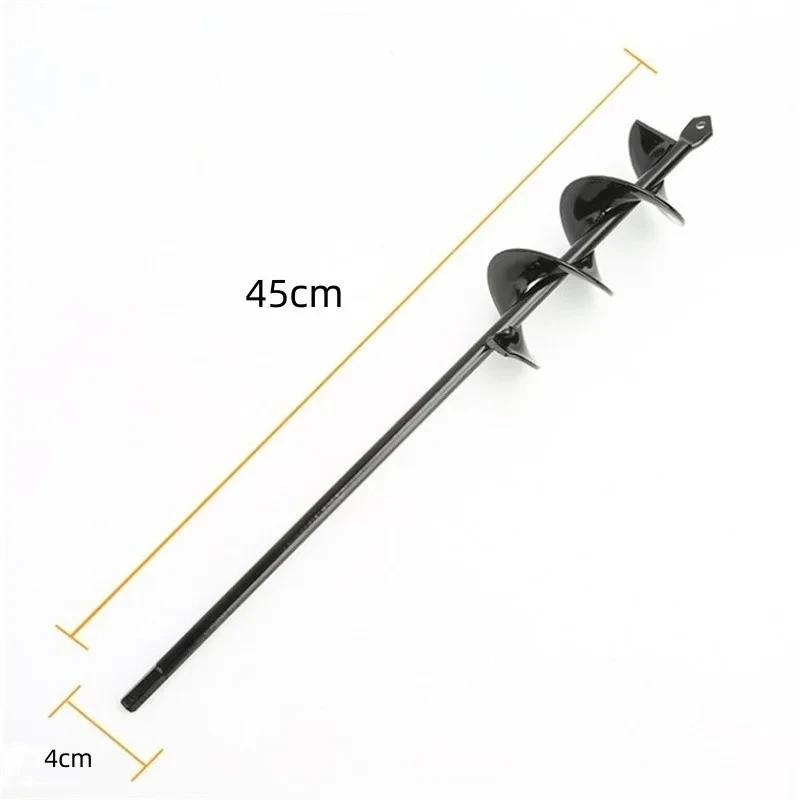 1Pc Planter Auger Spiral Drill Bit Flower Planter Earth Planting Hole Cutter Drill Bits Digger Tool Garden Plant Tools Accessori
