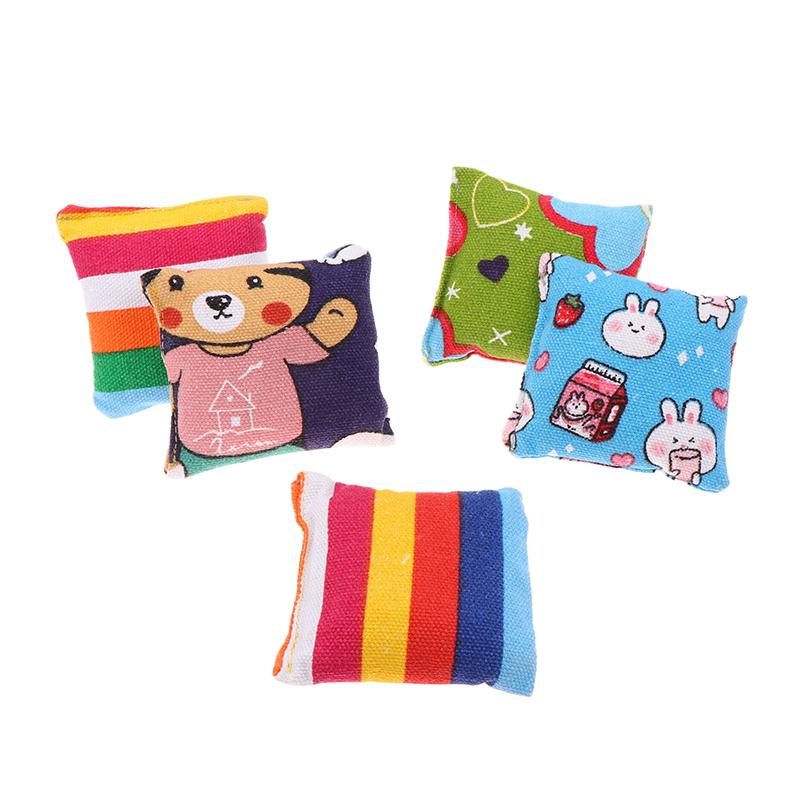 1Pc Sandbag Kids Toys Square Portable Bean Bags For Party Washable Outdoor Interactive Plaything Toss Throwing Game For Child